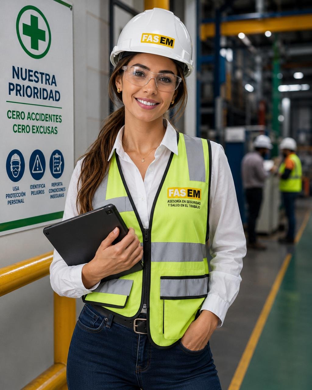 Asesora FASEM en planta industrial